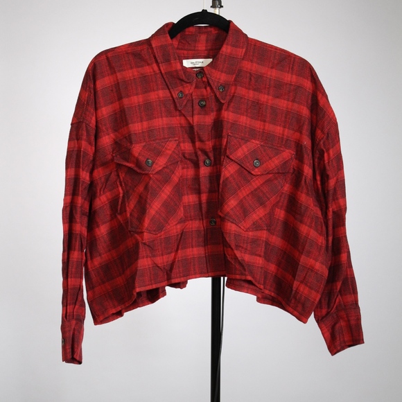 Isabel Marant Delora Red Flannel- Fall Staple!! - Picture 4 of 6
